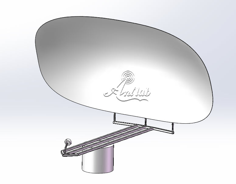 SSR radar antenna